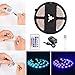 Litake LED Light Strip, Waterproof 12 Volt 16.4FT/5M RGB LED Strip Light Kit, 3528 300LEDs Tape Light Multi-Color Changing Rope Lighting with 24 Key IR Remote Control for Outdoor & Indoor use