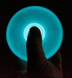 TSAAGAN Hands Spinner Focus Toy Fidget Spinner Black Ceramic Stainless Steel Hybrid Bearings Spinner SS-Teal