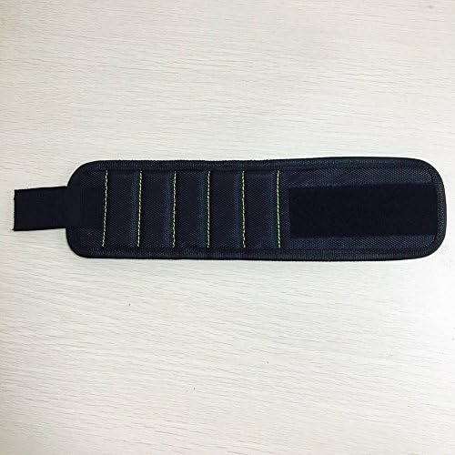 Your Supermart Magnetic Wristband with Strong Magnets for Holding Screws Nails Drill Bits Gift for Handyman Father Husband Boyfriend Men