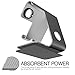 ZVEproof Desktop Cell Phone Stand, Aluminum Phone Dock Cradle Tablet Stand Holder, for Switch, iWatch, iPad, E-Reader, Mobile Phone, Android Smartphone, iPhone 12 Pro Max/11/X Accessories Desk - Grey