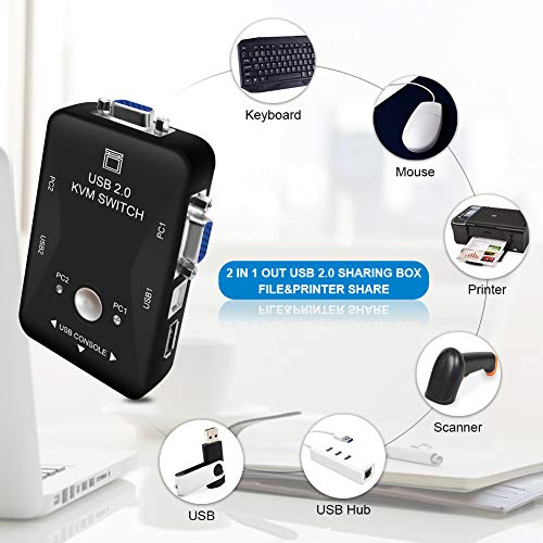 4 Selector+Computers+Peripheral+Switcher+Keyboard