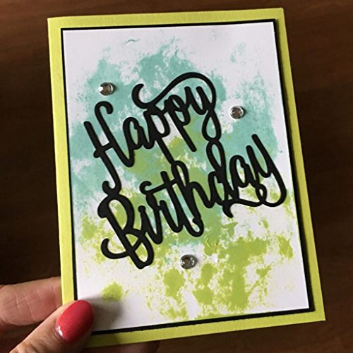 OTGO Happy Birthday Metal Cutting Dies Stencils DIY Scrapbook Album Paper Card Making Tool