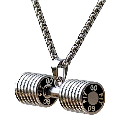 Jajafook jewelry mens women s stainless steel fitness g…