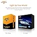 Auxbeam Led Headlight Bulbs F-S3 Series 9005 HB3 H10 Led Headlight Conversion Kit 72W 8000LM CSP Chips Fog Light (Pack of 2)