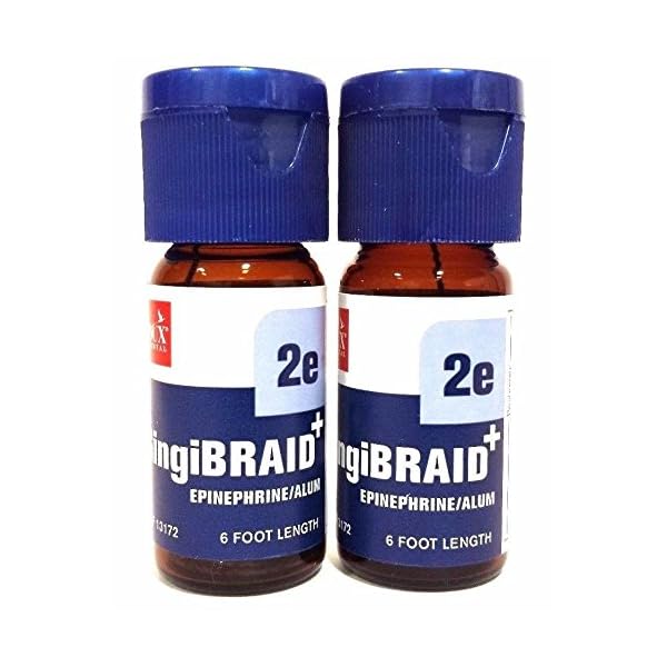 2x Gingibraid 2e Retraction Cord Medium Braided 6ft/ea (12ft Total)