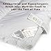 Extra Thick Fitted Mattress Topper - Full Size | Soft & Cooling Pillow Top Mattress Pad & Protector | Bed Topper for Back Pain, Straps Stretch 6