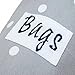 Plastic Bag Holder, Bag Holder For Plastic Bags, Dispenser, Grocery/Shopping Bags Organizer - Linen - Polka Dots Gray, Large - Choice of Color/Size - Made in The UK