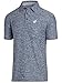 Three Sixty Six Golf Shirts for Men - Dry Fit Short-Sleeve Polo, Athletic Casual Collared T-Shirt Blue