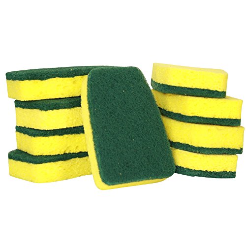 Dawn Heavy Duty Sponges, 9 Pack, Green/Yellow