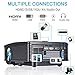 Wireless Projector 5500Lux, WEILIANTE WiFi LCD Movie Projector for Home Outdoors, WiFi Directly Connect with Smartphones, 50000 Hours Lamp Life, Support Full HD, HDMI,VGA,AV,USB,TF