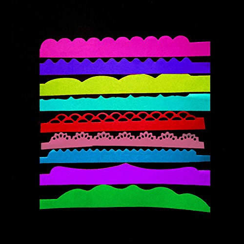 Migavan Cutting Dies,Cutting Die,Scrapbooking Tools,Cutting Stencils Kits Carbon Steel Lace Style Embossing Cutting Dies Stencils Templates Mould for DIY Scrapbooking Album Paper Card 9pcs - Thumbnail 2