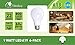 Bioluz LED 60 Watt LED Light Bulb (Uses 9 Watts) A19 LED Light Bulbs See Series Non Dimmable Warm White (2700K) Light Bulb 6-Pack