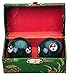 M.V. Trading Traditional Chinese Health Exercise Stress Message Balls with Chime, Green Yin Yang, 1.5 Inches