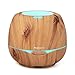 Aromacare Essential Oil Diffusers, 300 Milliliters, Brown Wood Grain, Waterless Auto Shut-Off for Baby Room Bedroom and Office