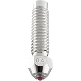DUROZZLE Ruby Nozzle 0.4mm for Elegoo Centauri Carbon/CC/CC2 3D Printer Extruder Hotend Kit, Hardened &amp; Abrasion Resistant for Precision Additive Manufacturing