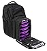6 Pack Fitness Expedition Backpack W/ Removable Meal Management System 500 Black/Neon Purple w/ Bonus ZogoSportz Cyclone Shaker