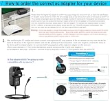 SZZKtech 9V AC DC Power Adapter 8 Plug Tips Polarity Changeable 1A 2A 230V to 9V view 3