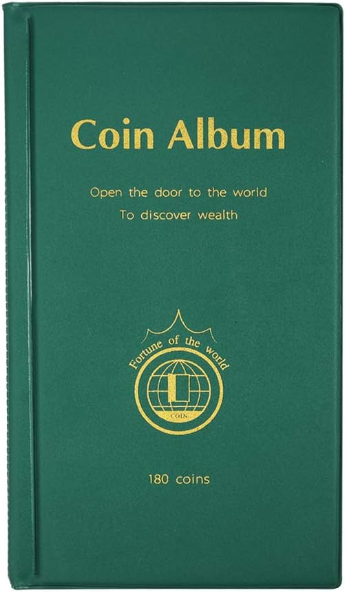 MULOVE 180 Pockets Coin Holder Album