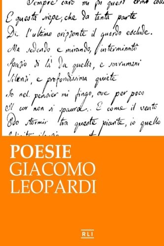 Poesie G Leopardi Amazon It Leopardi Giacomo Libri