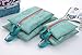 ONOR-Tech 4PCS/Set Multi-Functional Portable Travel Luggage Suitcase Clothes Underwear Packing Cubes Organizer Mesh Storage Makeup Bag Pouch (Mint)