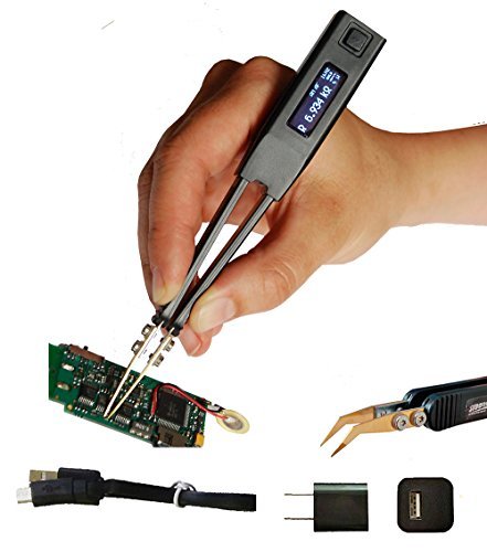Smart tweezers lcr-reader with spare test leads and cha…