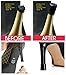 5-Pack High Heel Protector & Heel Repair Caps to Instantly Repair Shoe & Reduce Noise (Black,XS)