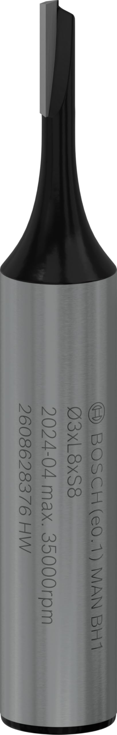 Bosch 2608628376 Groove Cutter, Silver/Red, 8 x 3 x 51 mm