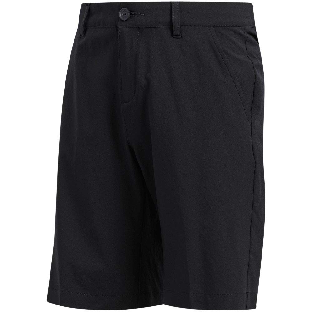 Adidas Golf Solid - Pantalón corto de golf, color negro, talla mediana