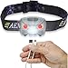 USB Rechargeable LED Headlamp Flashlight - Super Bright, Waterproof & Comfortable - Perfect Headlamps for Running, Walking, Camping, Reading, Hiking, Kids, DIY & More, USB Cable Included