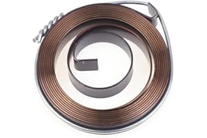 XLJP 1Pc Spiral Flat Wire Coil Torsion Spring Constant Force Extension Springs 0.7mm-1.5mm Thickness 680mm-1540mm Length (Siz