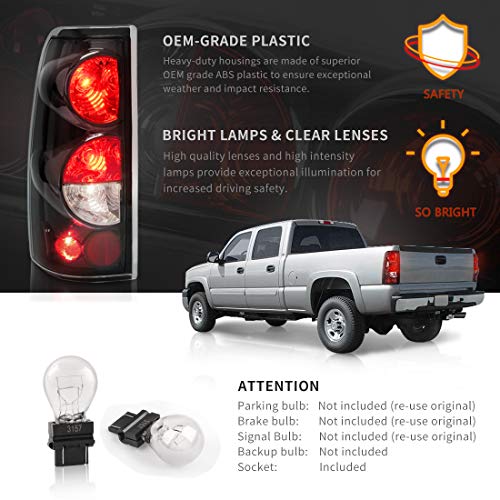 4 Taillights+Chevrolet+Silverado+1999+2006+1999+2002