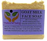 Goat Milk Soap Anti-Aging Formula For Face Cleaning and Moisturizing Made With Frankincense Essential Oil and Clary Sage Which Provide Astringent Properties For The Skin