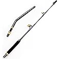 Topline Tackle Bent Butt Fishing Rod, Deep Sea Fishing Pole with Swivel Tip for Saltwater and Big Game Fishing