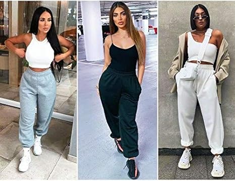 womens oversized jogging bottoms