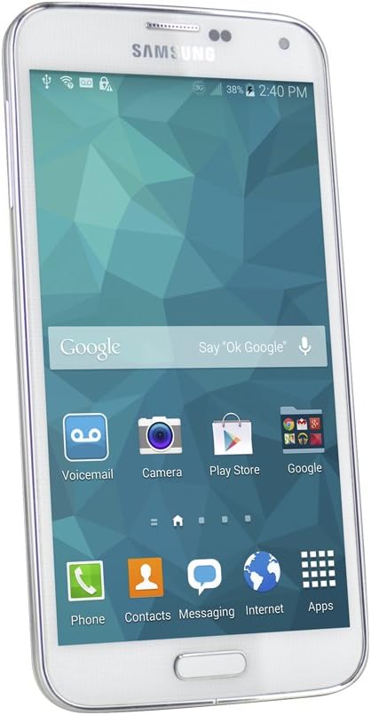 FreedomPop Samsung Galaxy S5 LTE - White - No Contract (Certified Refurbished)