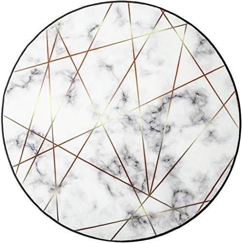 HBJP Nordic Round Carpet Fashion Living Room Coffee Table Mat Marble Bedroom Computer Chair Mat carpet (Size : 150cm)