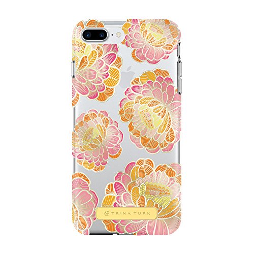 Trina Turk Cell Phone Case for iPhone 7 Plus/6 Plus/ 6s Plus - Villa Floral Pink / Orange / Clear Trina Turk Cell Phone Case for iPhone 7 Plus/6 Plus/ 6s Plus - Villa Floral Pink / Orange / Clear