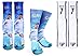 Ronaldo #7 Soccer Crew Socks - One Size Fits 6-13 - Soccer Fans (Size 6-13, Ronaldo #7 Set)