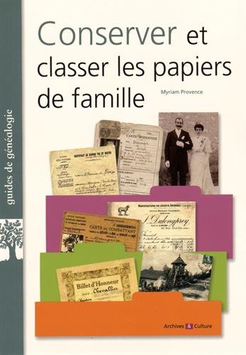 Conserver et classer ses papiers de famille