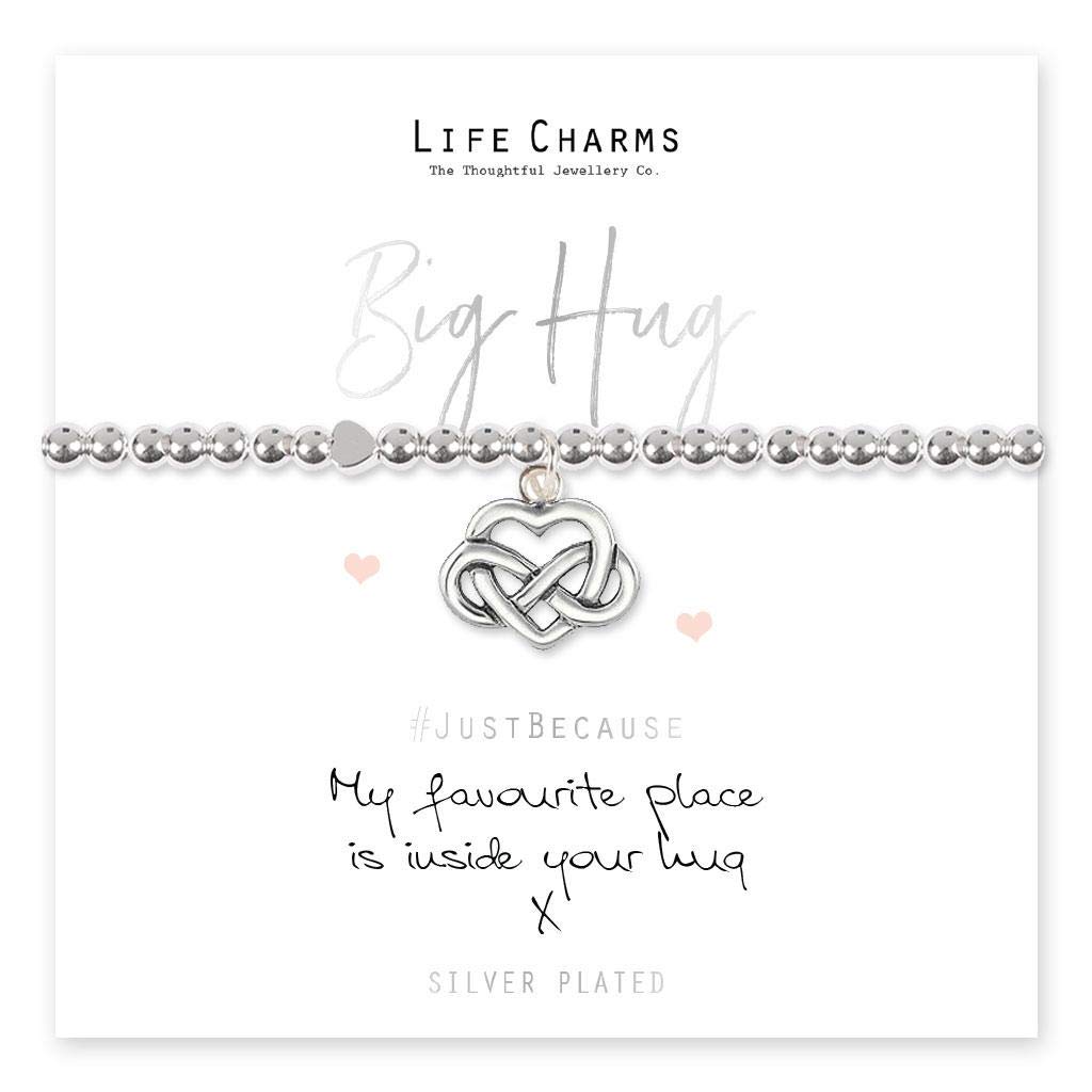 Life Charms My Favourite Place Is Inside Your Hug bracelet