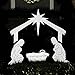 Teak Isle Outdoor Nativity Scene - Holy Family Yard Nativity Set primary