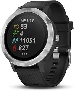 Reloj Inteligente Garmin vívoactive 3 GPS, Pantalla de 1.2 Inches, 0.65  pounds, Color Black with Stainless Hardware : Amazon.es: Deportes y aire  libre