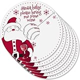 Christmas Party Personalized Wine Glass Tags 