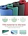 YAWHO Yoga Mat Fitness Mat Specifications 72” x 26” Thickness 1/4-Inch Eco Friendly Material SGS Certified Ingredients TPE Extra Large Non-Slip Exercise Mat with Carry Bag (Green)thumb 2