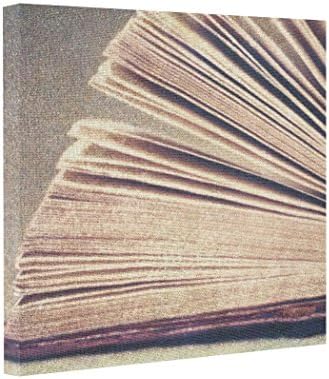 TD Mouth Canvas Picture Frames Open Book #7 by Jennifer Kennard Large Canvas Print