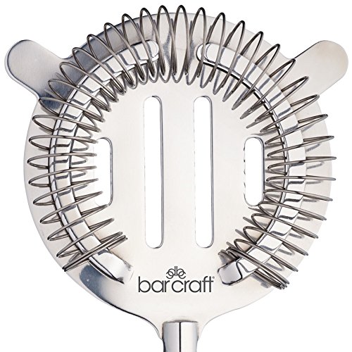 BarCraft Hawthorne Cocktailsieb, Edelstahl, 9 cm x 20 cm – Bild 3