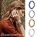 COOLOO Silicone Wedding Ring for Women, [10 Packs] Thin Stackable Braided Rubber Wedding Bands, Comfortable Durable, Affordable Fashion Elegant, Skin Safe