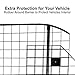 Arf Pets Dog Car Wire Barrier for SUV, Vehicle, Heavy-Duty - Adjustable