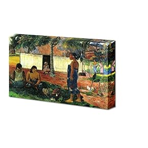 Why are You Angry by Paul Gauguin Giclee Canvas Prints Wrapped Gallery Wall Art | Stretched and Framed Ready to Hang - 16" x 24"