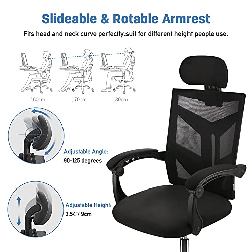 VANSPACE DC03 Ergonomic Home Office Chair High Back Mesh Chair